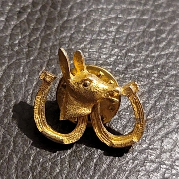 VINTAGE Tie Tack- Political Party Tie Tack- Democratic Party Tie Tack - Picture 5 of 6